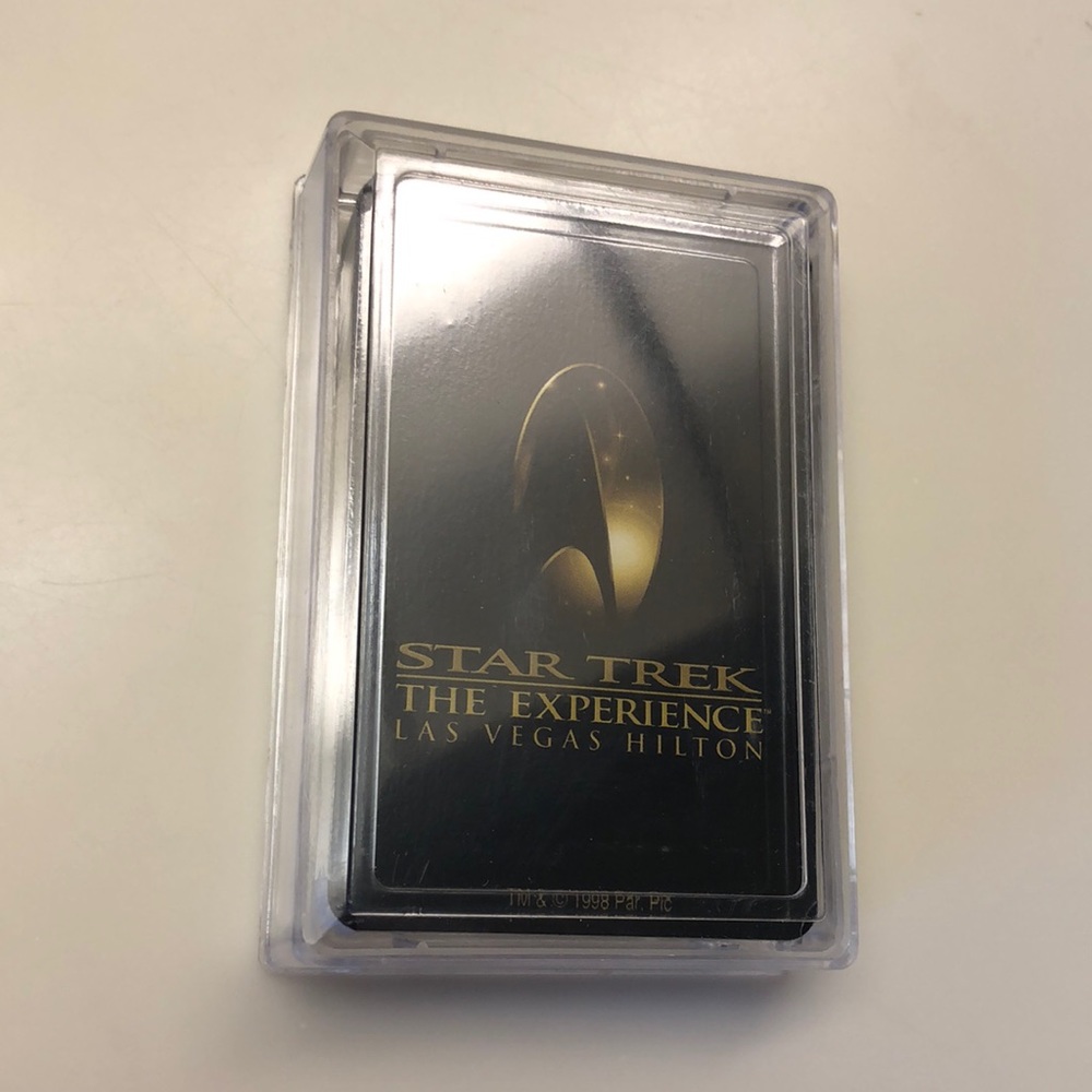 Star Trek the experience playing cards